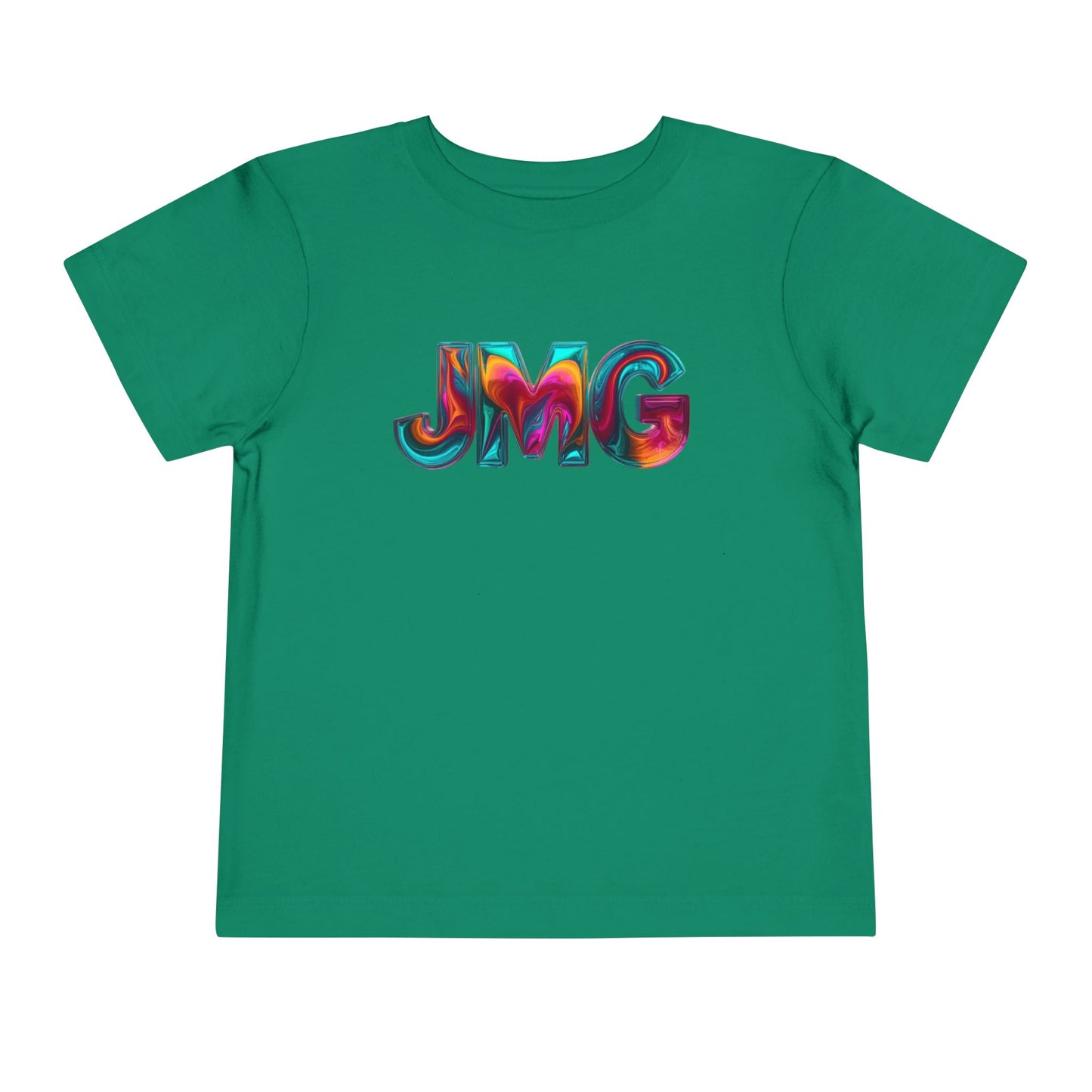 Colorful Kids' Tee Shirt, Toddler Graphic T-Shirt, Fun Playtime Shirt, Birthday Gift, Unique Kids Apparel, JMG Logo Design