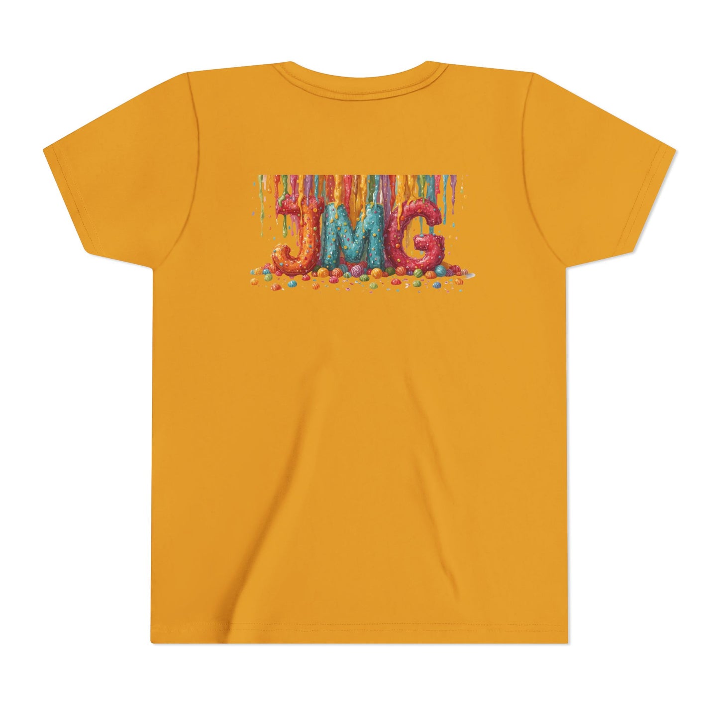 Colorful Kids' Tee with JMG Design | Youth T-Shirt for Casual Wear, Gifts, Birthdays, Celebrations, Playdates