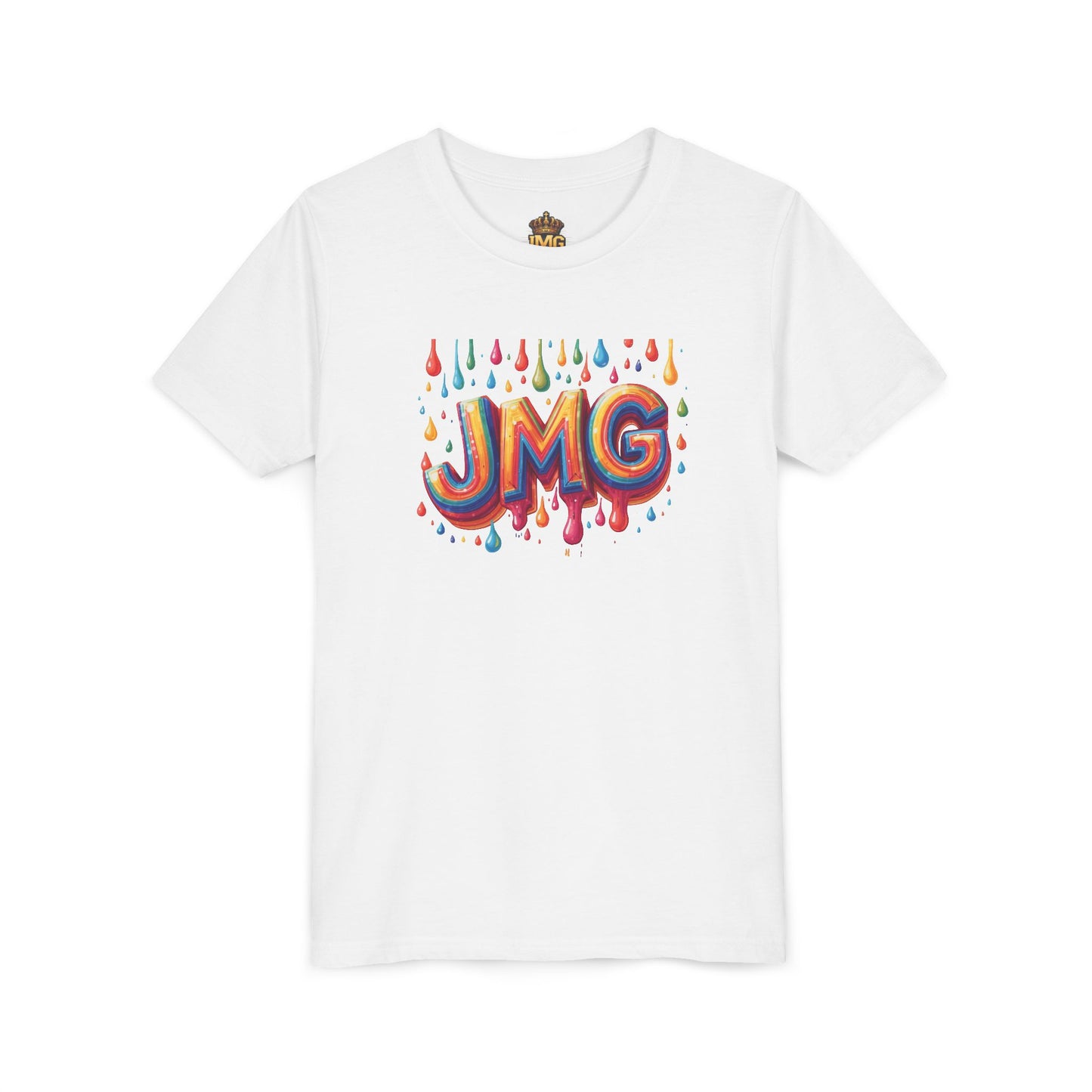 Colorful Kids' Tee with JMG Design | Youth T-Shirt for Casual Wear, Gifts, Birthdays, Celebrations, Playdates