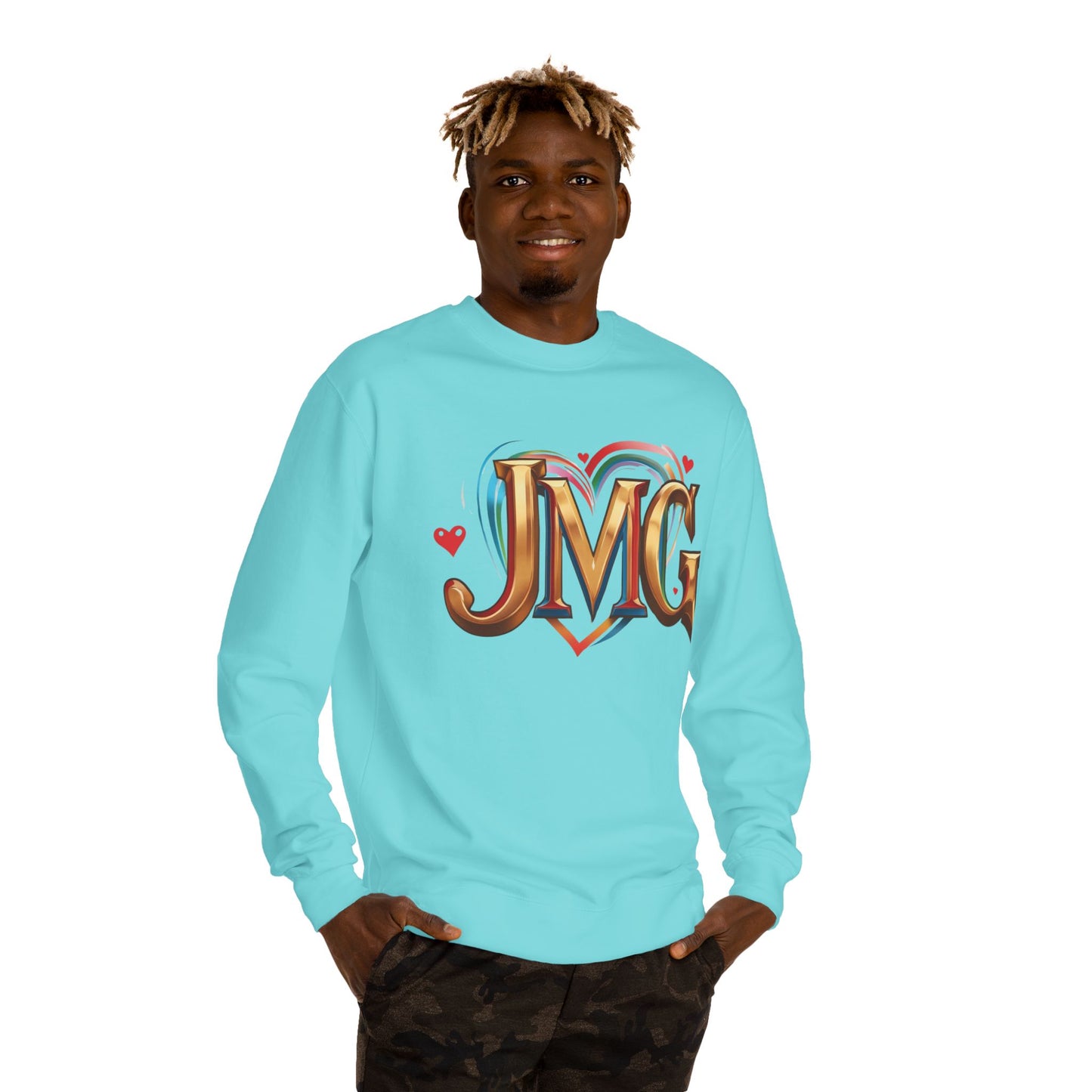 Custom Love Crew Neck Sweatshirt - Personalized Gift, Cozy Apparel, Valentine's Day, Unique Sweatshirt, Casual Wear