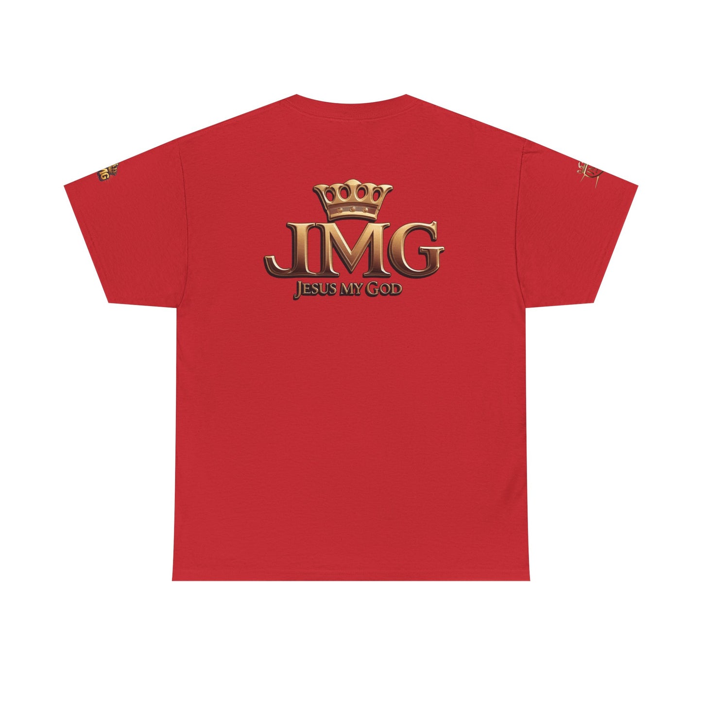 Religious Statement Tee | Unisex Heavy Cotton Tee with JMG Design, Casual Wear, Inspirational Gift, Christian Apparel, Faith-Based Clothing