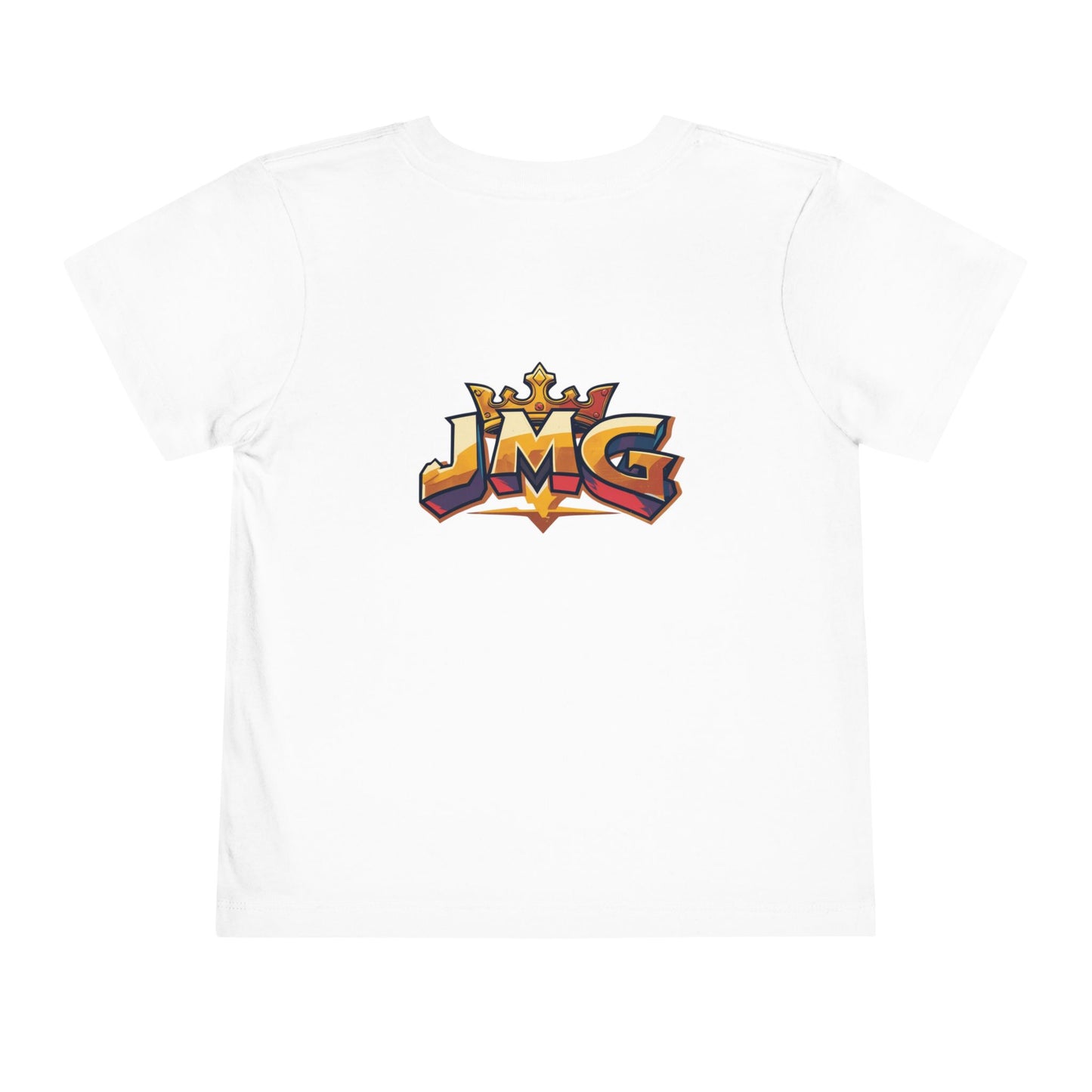 Colorful Kids' Tee Shirt, Toddler Graphic T-Shirt, Fun Playtime Shirt, Birthday Gift, Unique Kids Apparel, JMG Logo Design