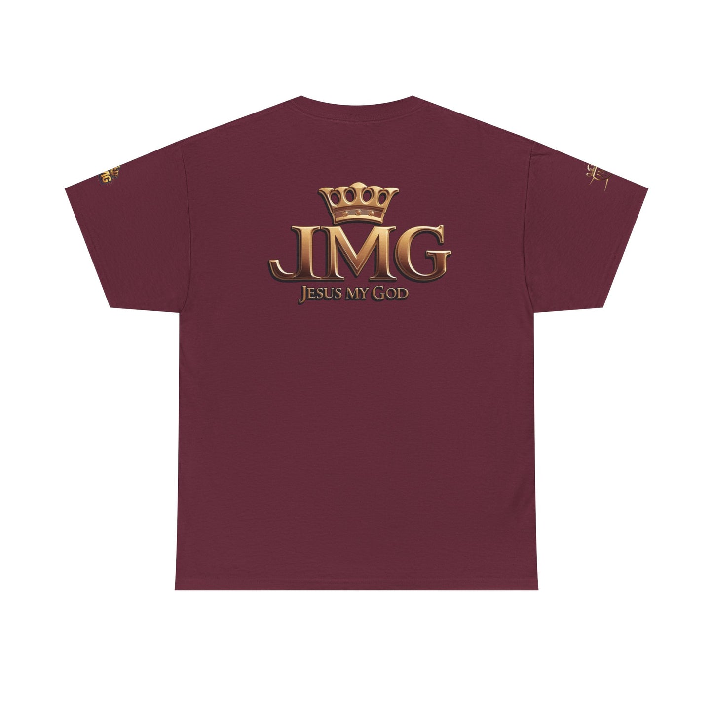 Religious Statement Tee | Unisex Heavy Cotton Tee with JMG Design, Casual Wear, Inspirational Gift, Christian Apparel, Faith-Based Clothing
