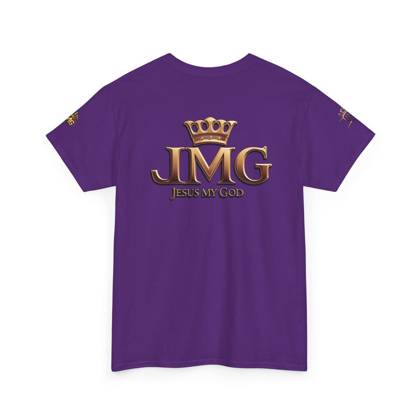 Religious Statement Tee | Unisex Heavy Cotton Tee with JMG Design, Casual Wear, Inspirational Gift, Christian Apparel, Faith-Based Clothing