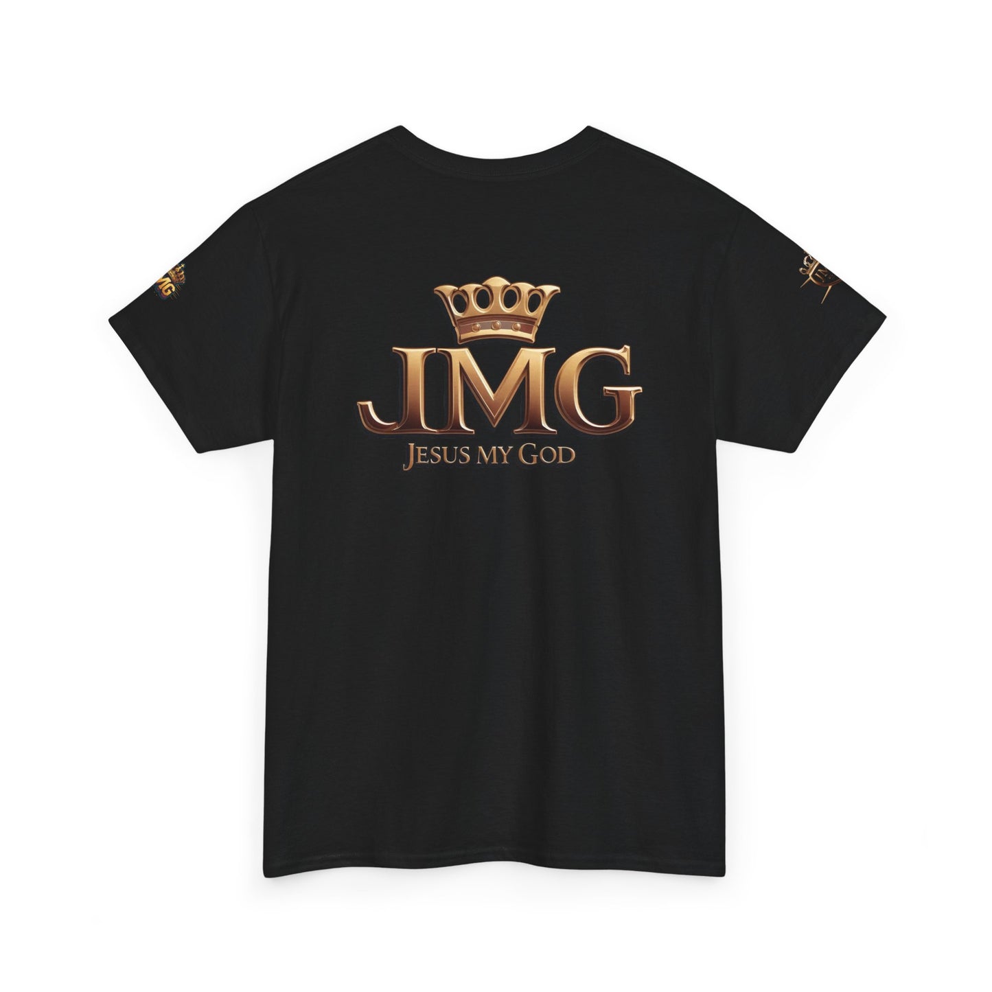 Religious Statement Tee | Unisex Heavy Cotton Tee with JMG Design, Casual Wear, Inspirational Gift, Christian Apparel, Faith-Based Clothing