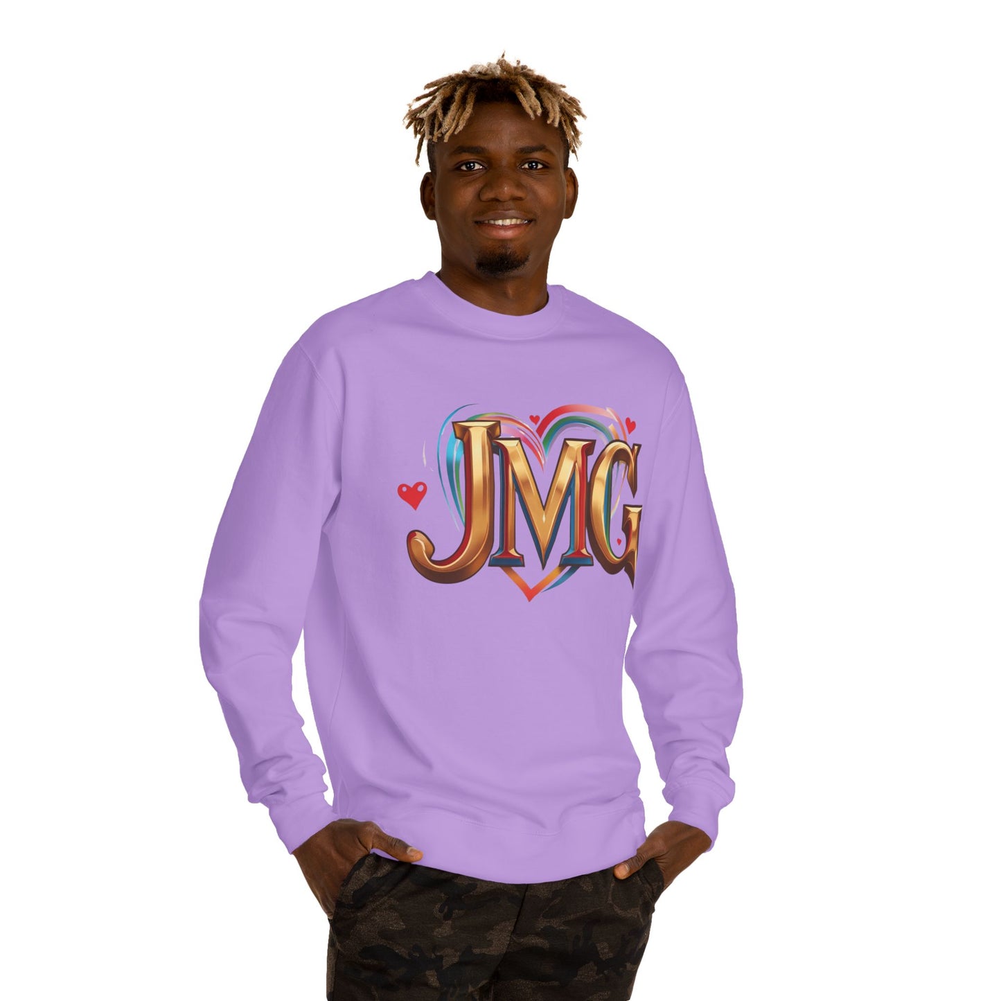 Custom Love Crew Neck Sweatshirt - Personalized Gift, Cozy Apparel, Valentine's Day, Unique Sweatshirt, Casual Wear