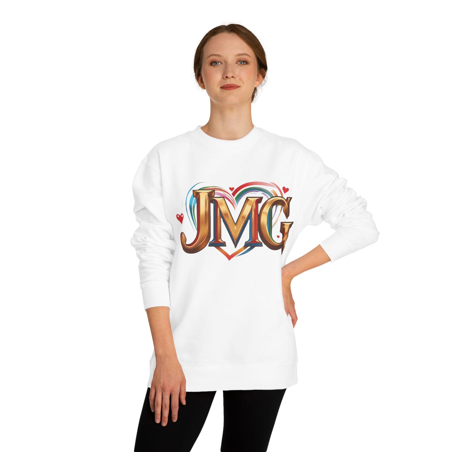 Custom Love Crew Neck Sweatshirt - Personalized Gift, Cozy Apparel, Valentine's Day, Unique Sweatshirt, Casual Wear