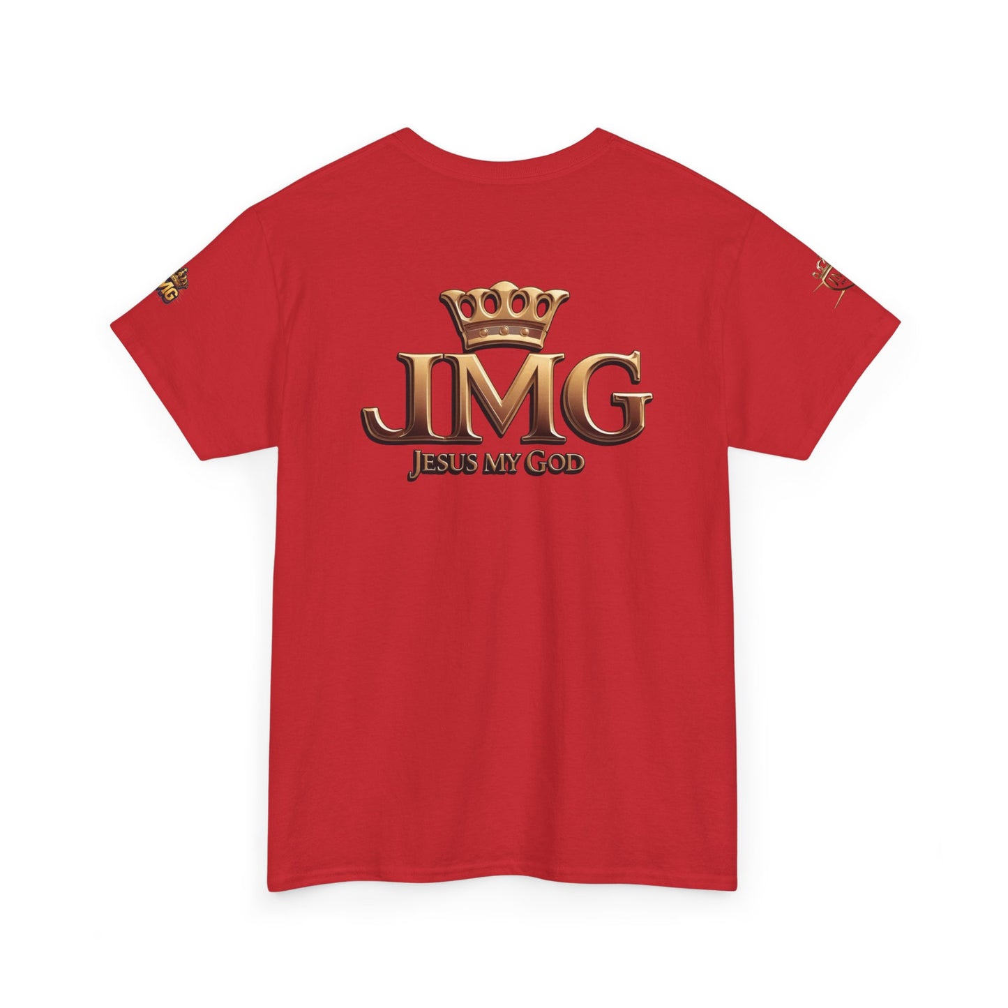Religious Statement Tee | Unisex Heavy Cotton Tee with JMG Design, Casual Wear, Inspirational Gift, Christian Apparel, Faith-Based Clothing