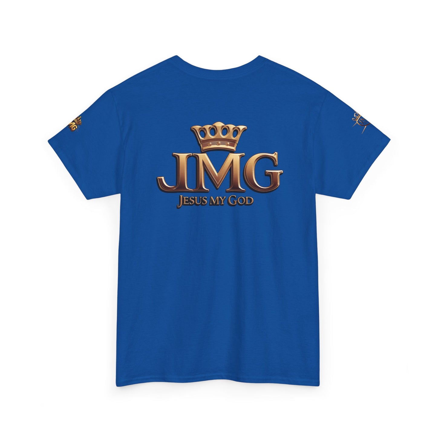 Religious Statement Tee | Unisex Heavy Cotton Tee with JMG Design, Casual Wear, Inspirational Gift, Christian Apparel, Faith-Based Clothing