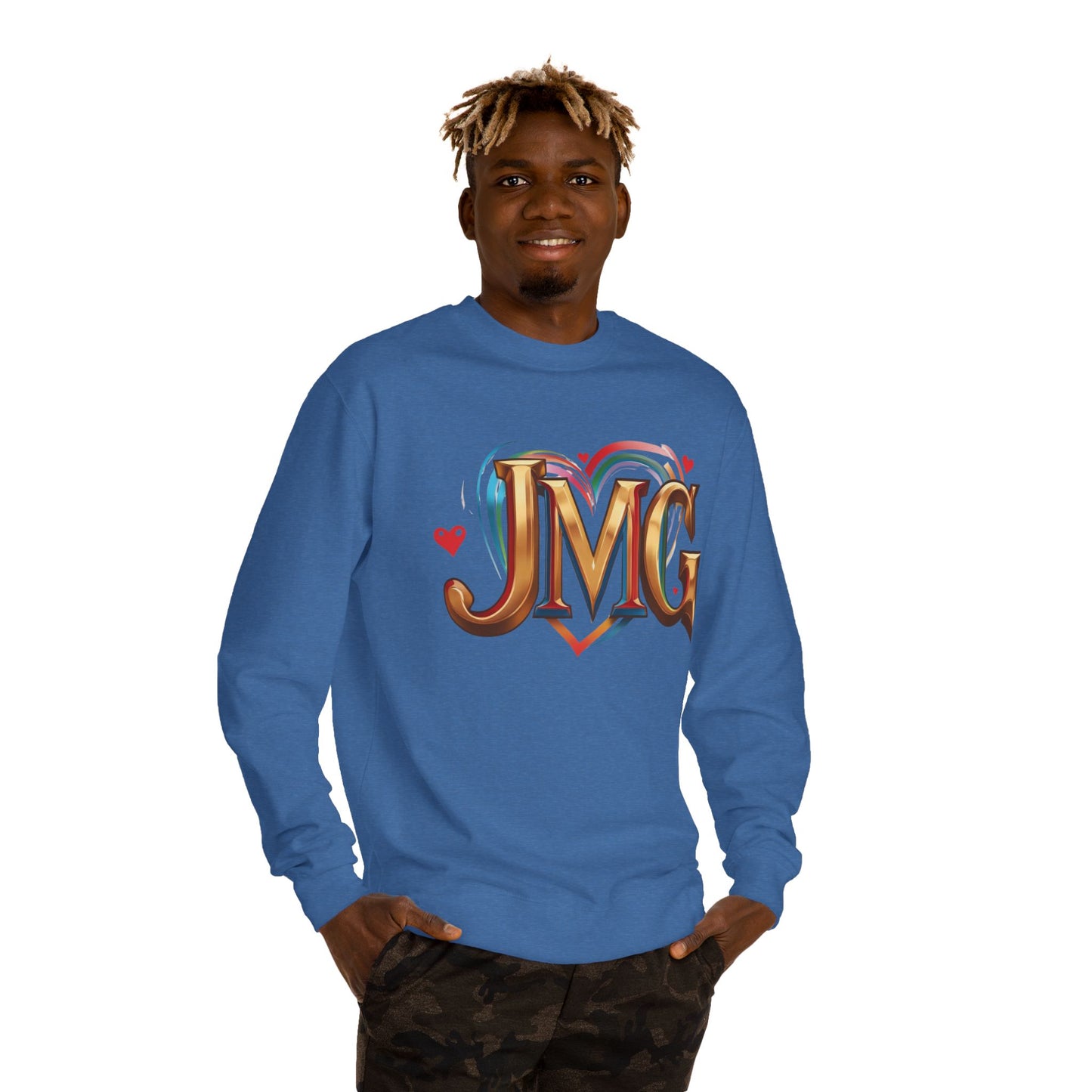 Custom Love Crew Neck Sweatshirt - Personalized Gift, Cozy Apparel, Valentine's Day, Unique Sweatshirt, Casual Wear
