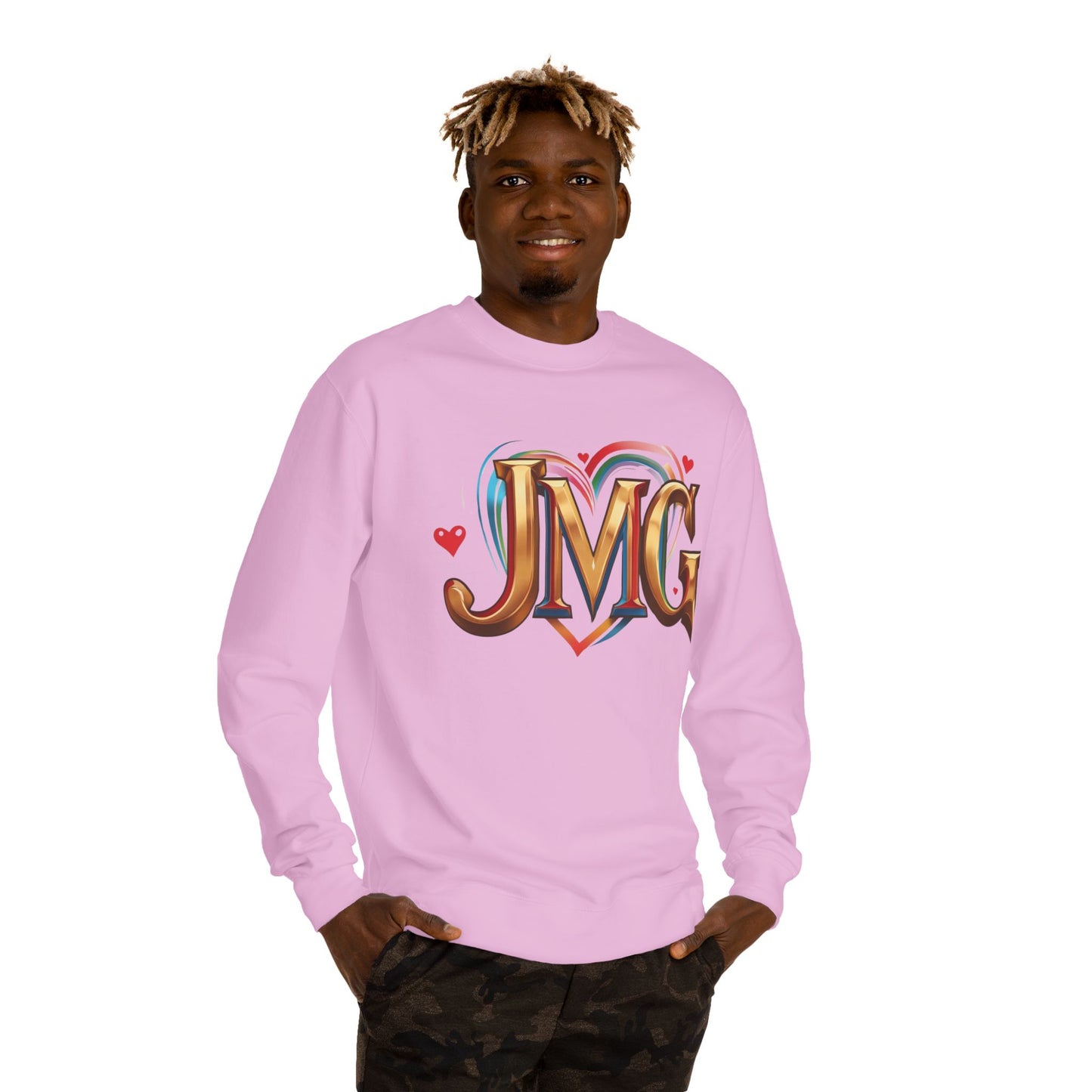 Custom Love Crew Neck Sweatshirt - Personalized Gift, Cozy Apparel, Valentine's Day, Unique Sweatshirt, Casual Wear