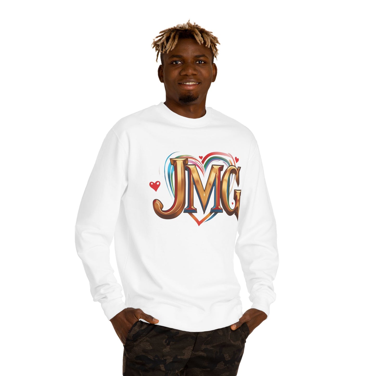 Custom Love Crew Neck Sweatshirt - Personalized Gift, Cozy Apparel, Valentine's Day, Unique Sweatshirt, Casual Wear