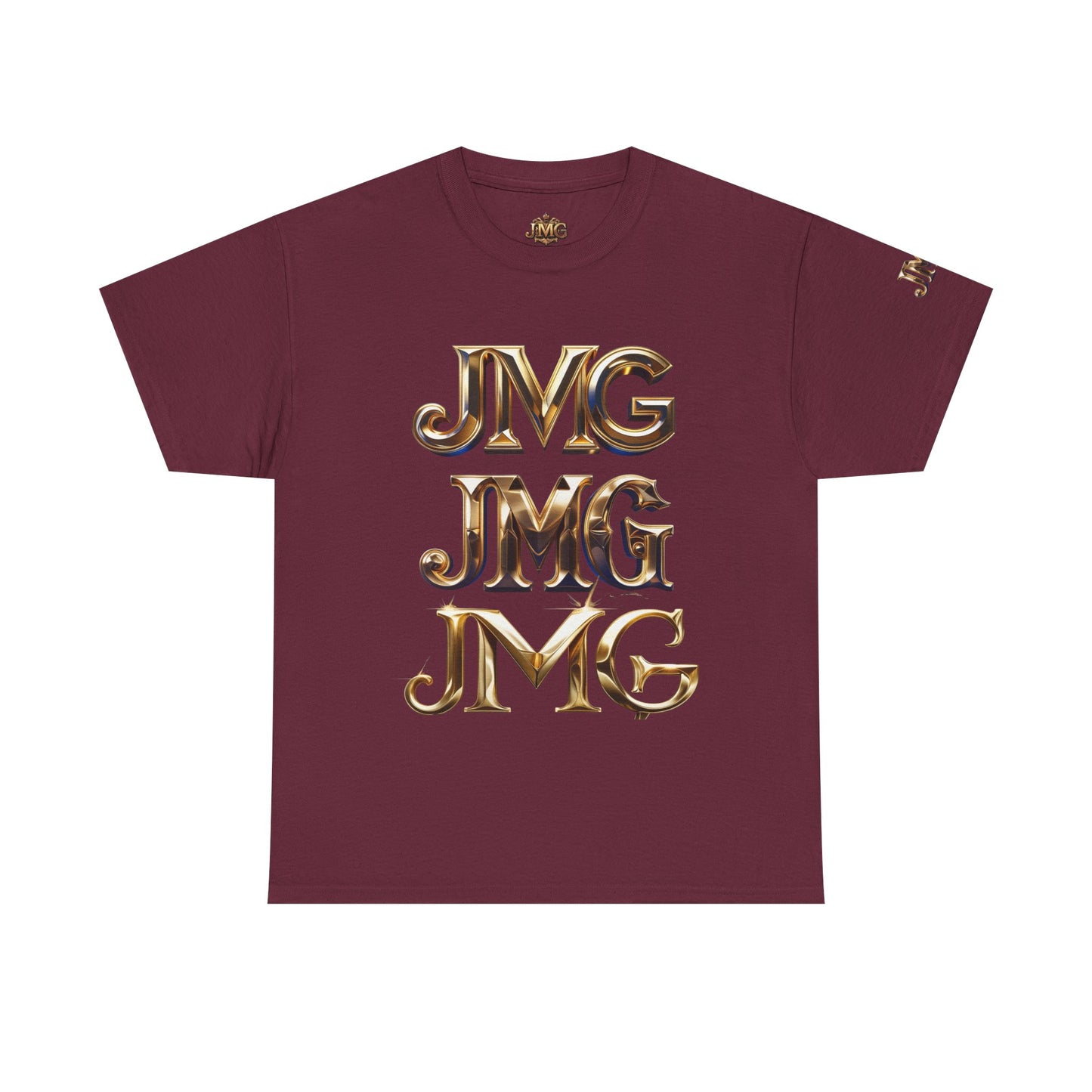 Stylish Unisex Heavy Cotton Tee with JMG & Jesus Prints, Graphic Tee, Casual Wear, Christian Apparel, Gift Idea