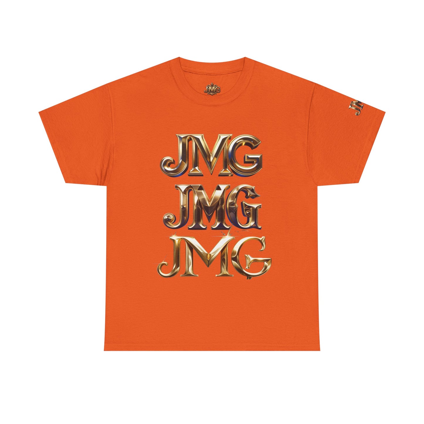 Stylish Unisex Heavy Cotton Tee with JMG & Jesus Prints, Graphic Tee, Casual Wear, Christian Apparel, Gift Idea