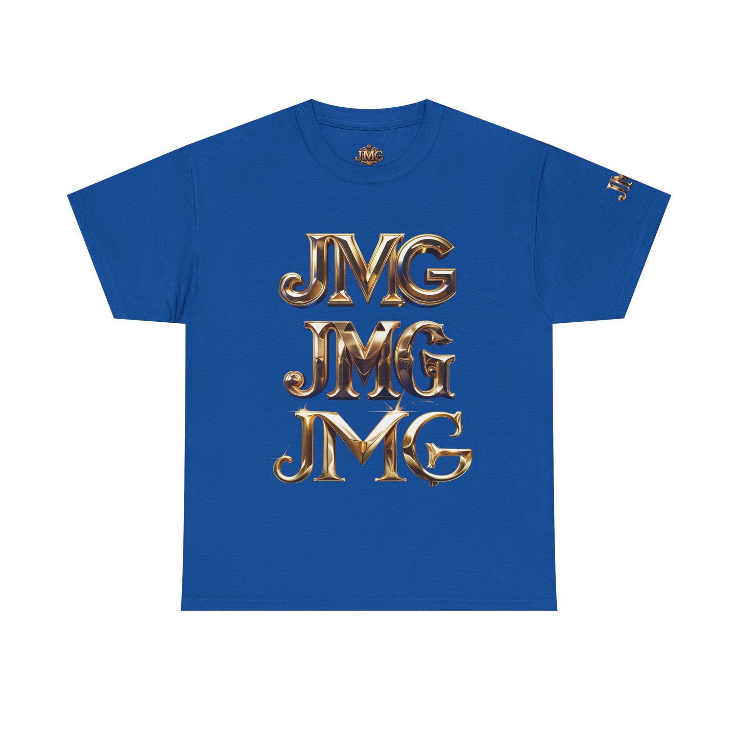 Stylish Unisex Heavy Cotton Tee with JMG & Jesus Prints, Graphic Tee, Casual Wear, Christian Apparel, Gift Idea