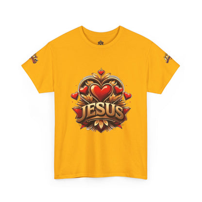 Faith-Inspired Unisex Tee: Jesus Love & JMG Crown Design, Christian T-Shirt, Religious Apparel, Inspirational Gift, Casual Wear, [...]