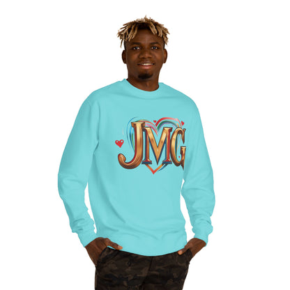 Custom Love Crew Neck Sweatshirt - Personalized Gift, Cozy Apparel, Valentine's Day, Unique Sweatshirt, Casual Wear