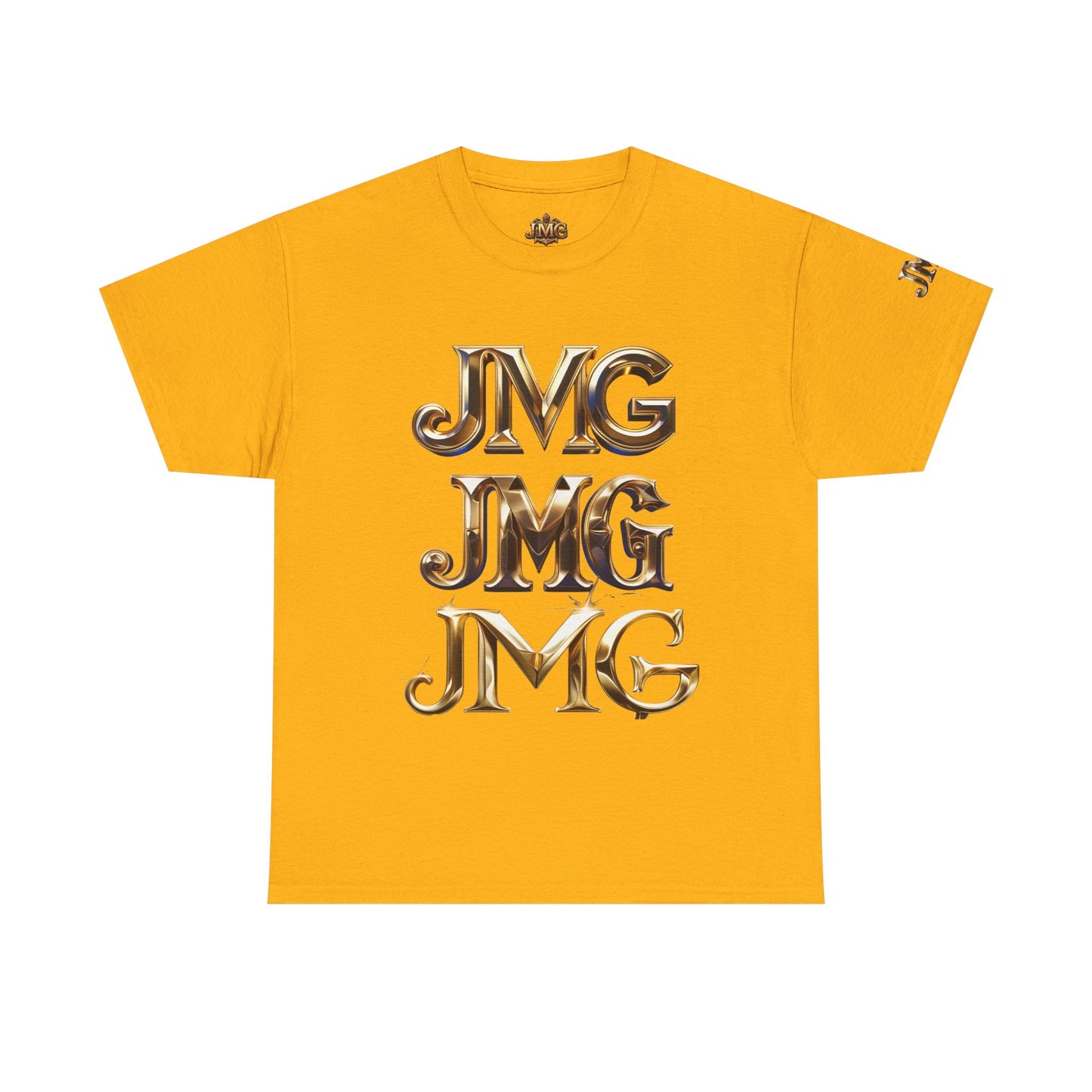 Stylish Unisex Heavy Cotton Tee with JMG & Jesus Prints, Graphic Tee, Casual Wear, Christian Apparel, Gift Idea