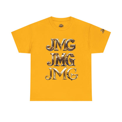 Stylish Unisex Heavy Cotton Tee with JMG & Jesus Prints, Graphic Tee, Casual Wear, Christian Apparel, Gift Idea
