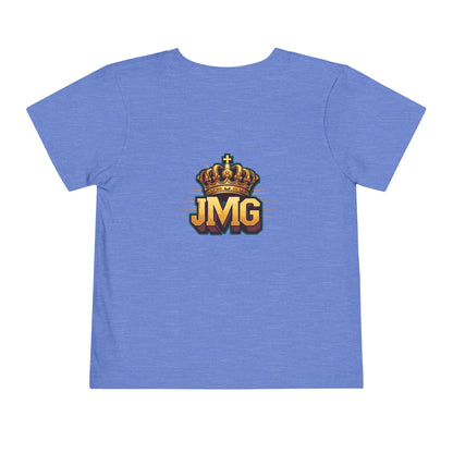 Toddler Short Sleeve Tee with Vibrant Jesus Design, Kid's Faith Shirt, Cute Christian T-Shirt, Summer Play Tee, Birthday Gift for Children