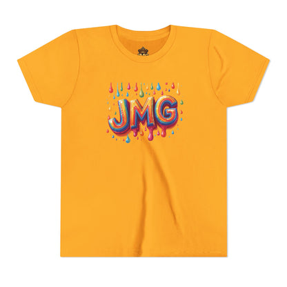Colorful Kids' Tee with JMG Design | Youth T-Shirt for Casual Wear, Gifts, Birthdays, Celebrations, Playdates