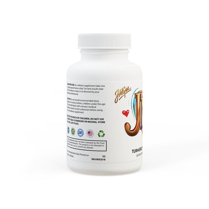 Turmeric with BioPerine® (Black Pepper Fruit Extract) Supplement (60 Capsules)