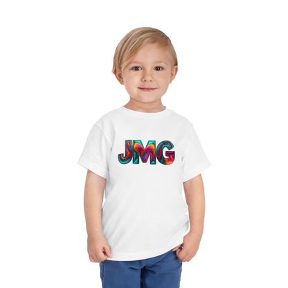 Colorful Kids' Tee Shirt, Toddler Graphic T-Shirt, Fun Playtime Shirt, Birthday Gift, Unique Kids Apparel, JMG Logo Design
