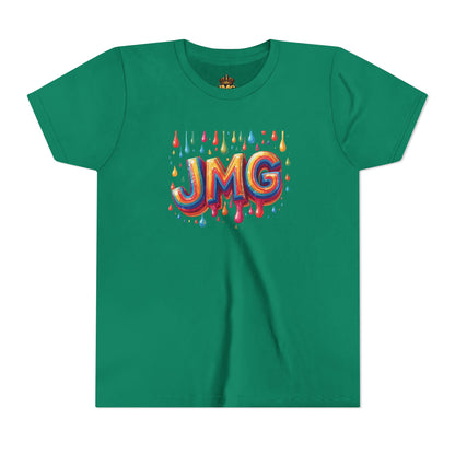 Colorful Kids' Tee with JMG Design | Youth T-Shirt for Casual Wear, Gifts, Birthdays, Celebrations, Playdates