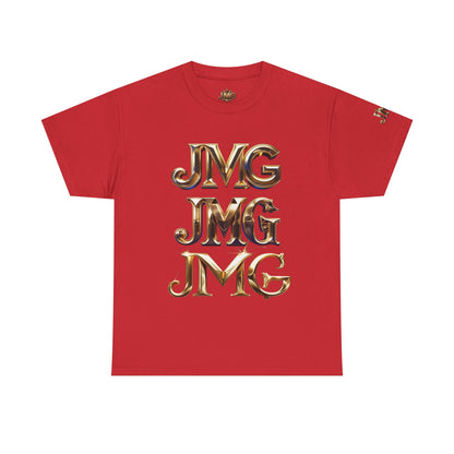 Stylish Unisex Heavy Cotton Tee with JMG & Jesus Prints, Graphic Tee, Casual Wear, Christian Apparel, Gift Idea